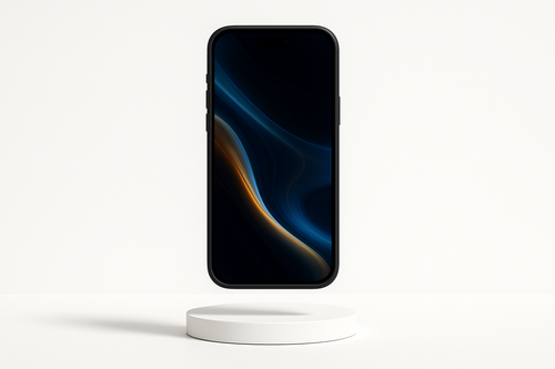 met un fond d'écran d'un iphone pro max 